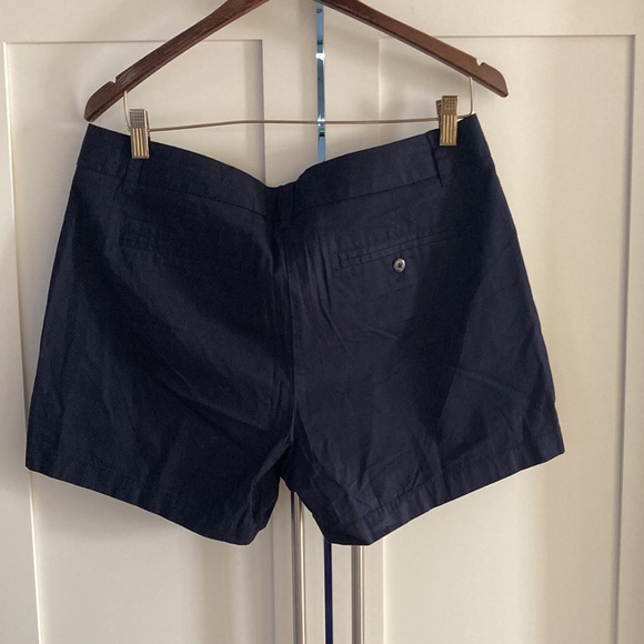 NWT J. Crew Navy Cotton Shorts Size 12 - Picture 4 of 5